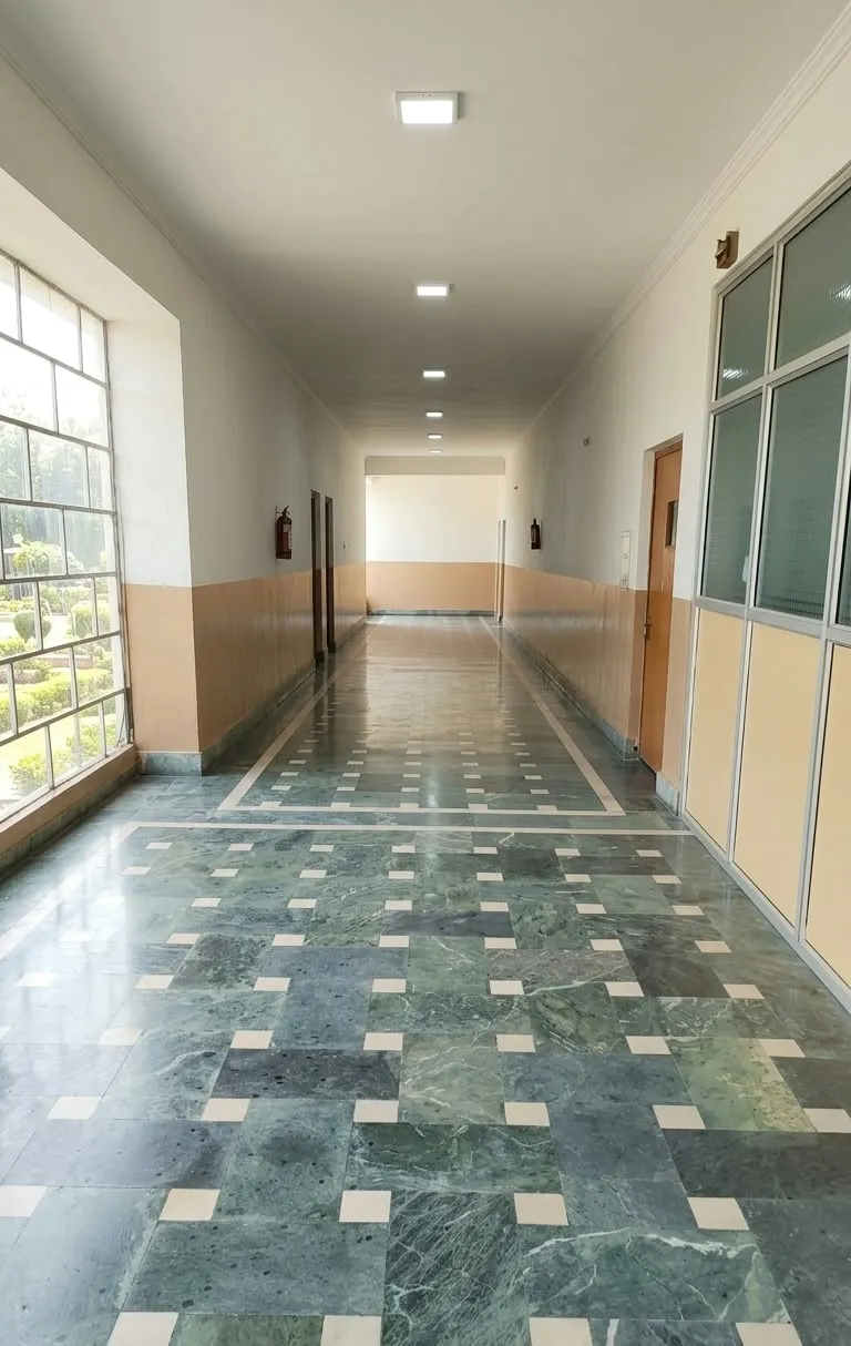 Academic block corridor