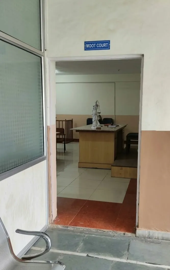 Entrance to the moot court